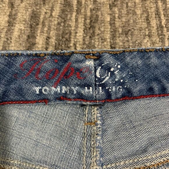 Vintage 90s Y2K Tommy Hilfiger Women's Size 14 Bootcut Jeans Medium Wash - Picture 3 of 7